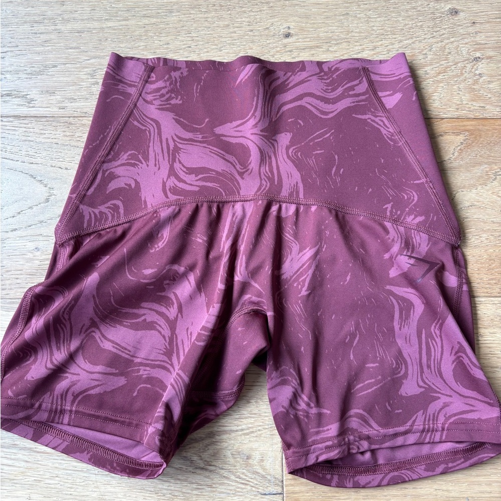 Gym shark power high rise shorts small
